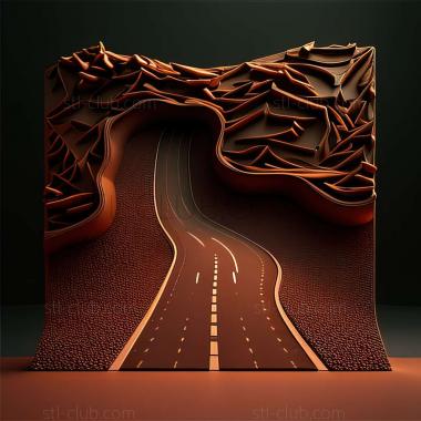 3D model road (STL)